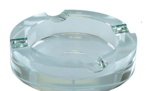 Zigarrenaschenbecher - Kristallglas, rund, 18cm