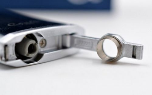 Zigarrenfeuerzeug Caseti chrom