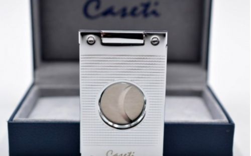 Zigarrenabschneider Caseti Silber