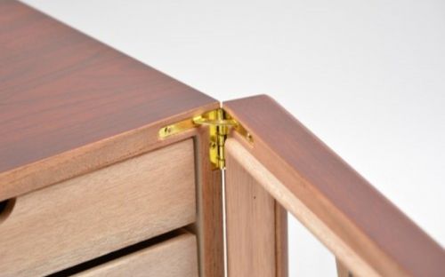 Humidorschrank - Mahagony-Farbe, Glastür, spanischer Zeder, für 80 Zigarren