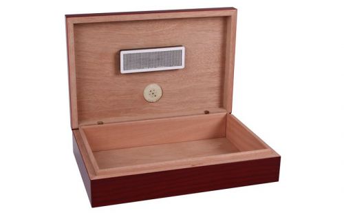 Humidor - cherry, spanischer Zeder, für 15 Zigarren, zur Reise (26x17x6cm)