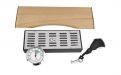 Caseti Paris Humidor, spanischer Zeder, für 80 Zigarren - Beige, Hochglanz lackiert