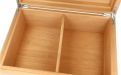 Caseti Paris Humidor, spanischer Zeder, für 80 Zigarren - Beige, Hochglanz lackiert