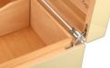 Caseti Paris Humidor, spanischer Zeder, für 80 Zigarren - Beige, Hochglanz lackiert