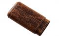 Zigarrenetui 3er Coronita - Angelo, antikbraun (11x6cm)