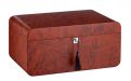 Humidor - braun und abgerundet, spanischer Zeder, für 80 Zigarren