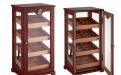 Humidorschrank - braun, Glastür, spanischer Zeder, für 150 Zigarren