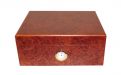 Humidor - Braun, Wurzelnholz-dekor, spanischer Zeder, für 40 Zigarren