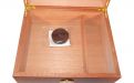 Humidor - Braun, Wurzelnholz-dekor, spanischer Zeder, für 40 Zigarren