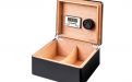 Humidor für 50 Zigarren, Zigarrenhalter aus spanischem Zedernholz, Befeuchter, digitaler Hygrometer - Angelo