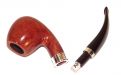 Brebbia Pfeife Sterling Ambra 834