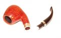 Brebbia Pfeife Sterling Ambra 835