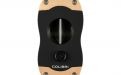 Zigarrenabschneider Colibri V-Cut - schwarz/Rosegold gebürstet