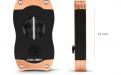 Zigarrenabschneider Colibri V-Cut - schwarz/Rosegold gebürstet