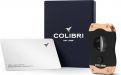 Zigarrenabschneider Colibri V-Cut - schwarz/Rosegold gebürstet