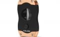 Zigarrenabschneider Colibri V-Cut - schwarz/Rosegold gebürstet