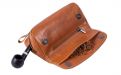 Alpenleder Michl Pfeifentasche für 1 Pfeife - Cognac