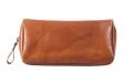 Alpenleder Michl Pfeifentasche für 1 Pfeife - Cognac