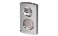 Zigarrenabschneider - ST Dupont Silber, V-Cut + Guillotine