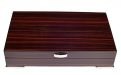 Exclusive Humidor - dunkelbraun lackierte, spanischer Zeder, für 30 Zigarren