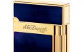 Zigarrenfeuerzeug - S.T. Dupont L2 Atelier (dunkelblau/gold)