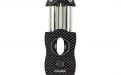 Zigarrenabschneider Colibri V-Cut - carbon schwarz