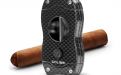 Zigarrenabschneider Colibri V-Cut - carbon schwarz