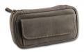 Pfeifentasche aus Leder für 3 Pfeifen - braun (17x9x4,5cm)