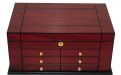 Humidor - Luxury, für 80 Zigarren, spanischer Zeder mit Schublade - Cherry, Achenty!