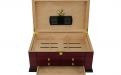 Humidor - Luxury, für 80 Zigarren, spanischer Zeder mit Schublade - Cherry, Achenty!