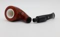 Lorenzo Pfeife Spitfire Meershaum 250 Brown Polish Bent Dublin
