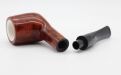 Lorenzo Pfeife Spitfire Meershaum 430 Brown Polish Billiard