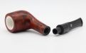 Lorenzo Pfeife Spitfire Meershaum 420 Brown Matt Billiard