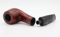 Lorenzo Pfeife Filtro 155 Brown Polish Bent