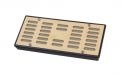 Befeuchter - 16x7x2cm, Golden-Farbe