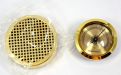 Humidor - braun, spanischer Zeder, für 30 Zigarren, Befeuchter und Hygrometer - braun lackiert, Zigarren-dekor