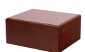 Humidor - braun, spanischer Zeder, für 40 Zigarren, Befeuchter und Hygrometer - Achenty!