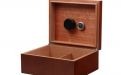 Humidor - braun, spanischer Zeder, für 40 Zigarren, Befeuchter und Hygrometer - Achenty!