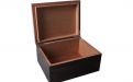 Humidor für 50 Zigarren, spanischer Zeder, Befeuchter, Hygrometer - Walnuss, Achenty!