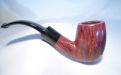 Bjarne Pfeife Red Black Rustic Bent 