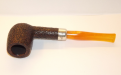Peterson Pfeife Tan Spigot Silver 106 Sand