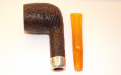 Peterson Pfeife Tan Spigot Silver 106 Sand