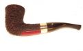 Peterson Pfeife Sherlock Holmes Mycroft Rustic F-lip (9mm)