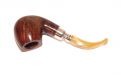 Peterson Pfeife Spigot Silver 68 Flame Grain F-lip