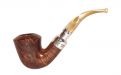 Peterson Pfeife Spigot Silver B10 Flame Grain F-lip