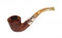 Peterson Pfeife Spigot Silver B10 Flame Grain F-lip