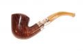 Peterson Pfeife Spigot Silver B10 Flame Grain F-lip