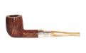 Peterson Pfeife Spigot Silver 106 Flame Grain F-lip