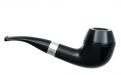 Peterson Pfeife Sherlock Holmes Deerstalker Ebony F-lip