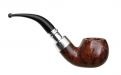 Peterson Pfeife Spigot Silver XL02 Walnut F-lip (9mm)